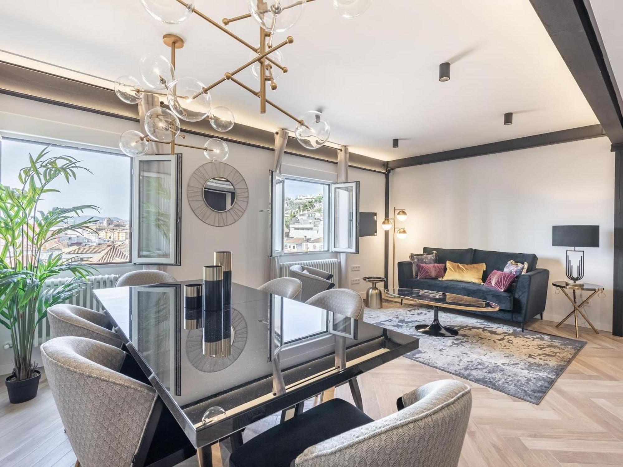 グラナダLuxury Alhambra Penthouse Collection Gran Viaアパートメント エクステリア 写真